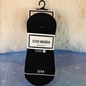 NWT Steve Madden Black Sneaker Liners 6 Pairs